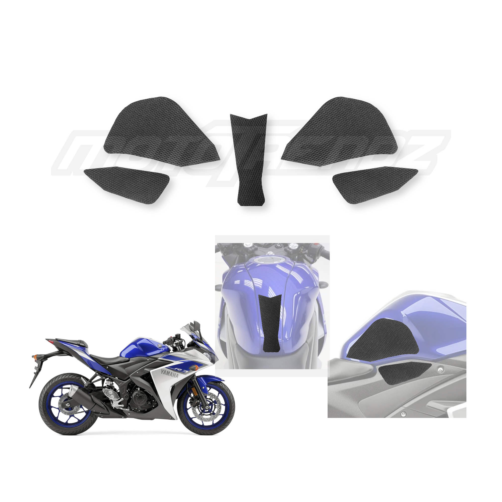 Traction Pads – Yamaha R3 ₹1,349.00 – ₹1,849.00
