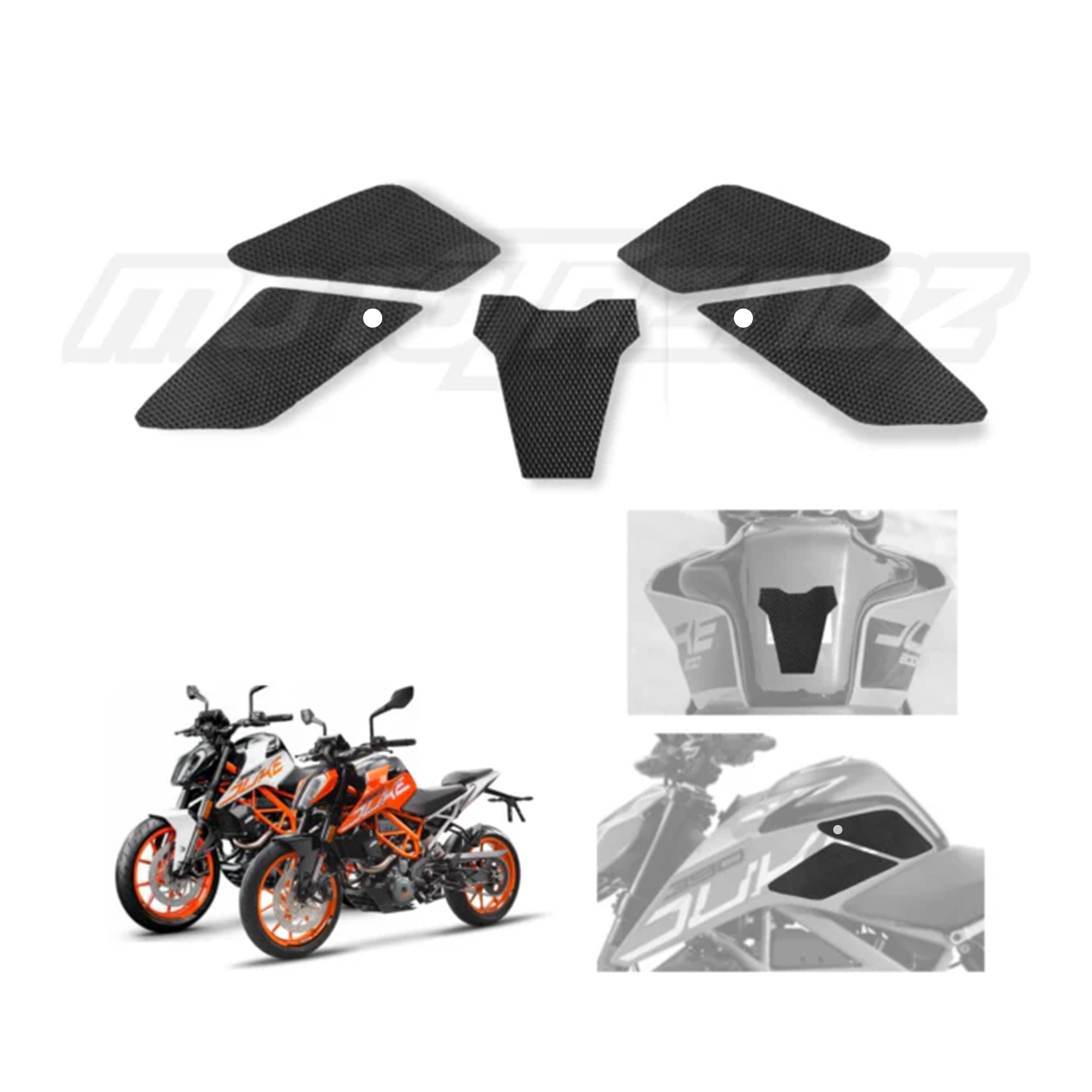 Traction Pads – KTM Duke 125 / 200 / 250 / 390 ( 2017 – 2022 ) GENERATION 2 ₹549.00 – ₹1,649.00
