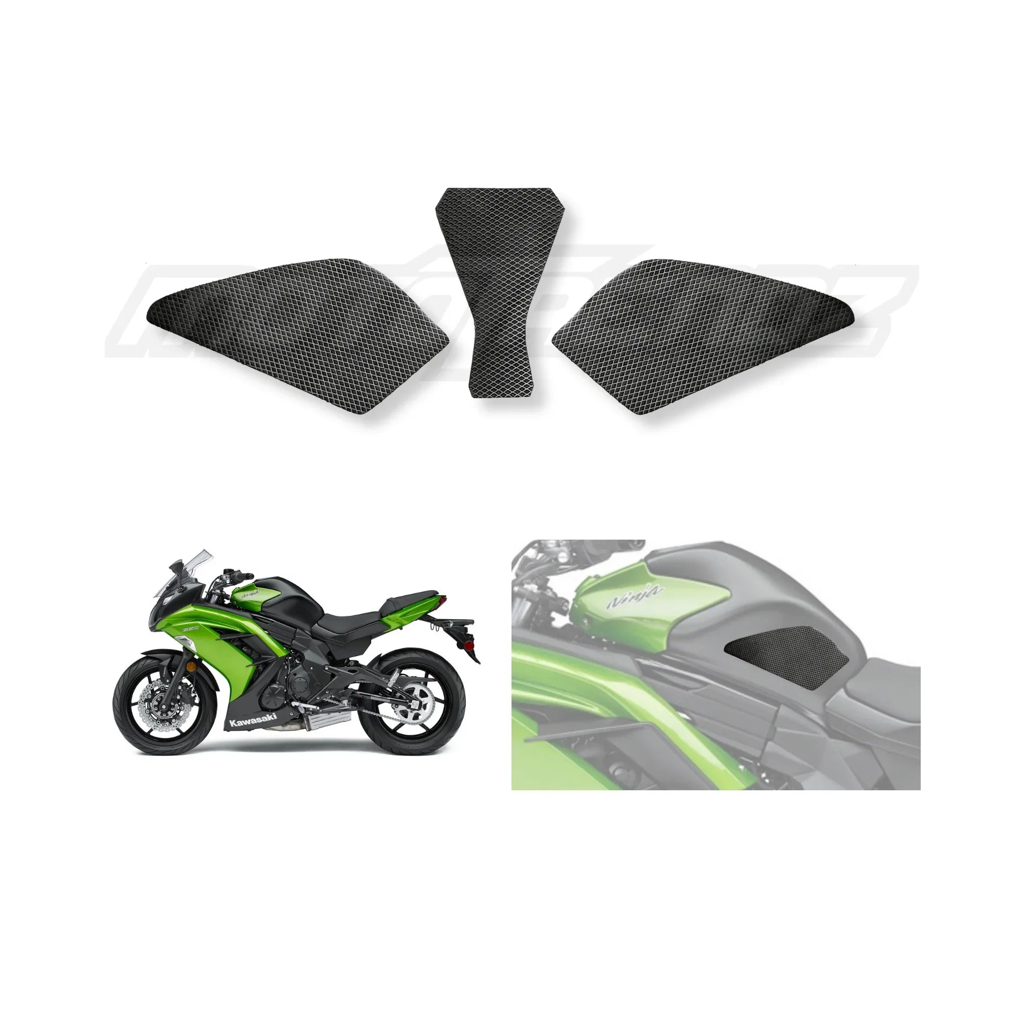 Traction Pads – Kawasaki Ninja 650 (old) / ER6n ₹1,349.00 – ₹1,649.00 INCL OF ALL TAXES