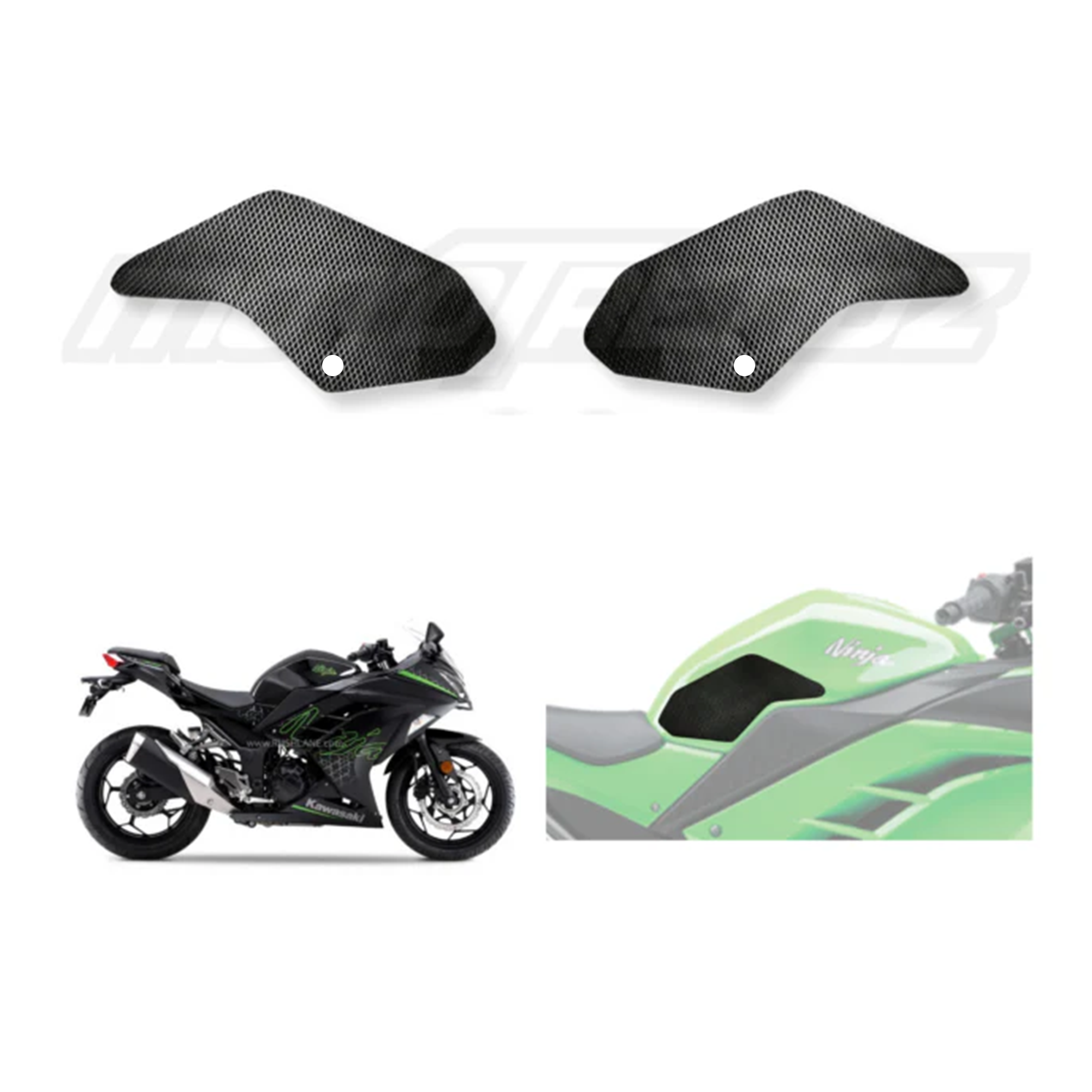 Traction Pads – Kawasaki Ninja 300 ₹1,349.00 – ₹1,649.00 INCL OF ALL TAXES