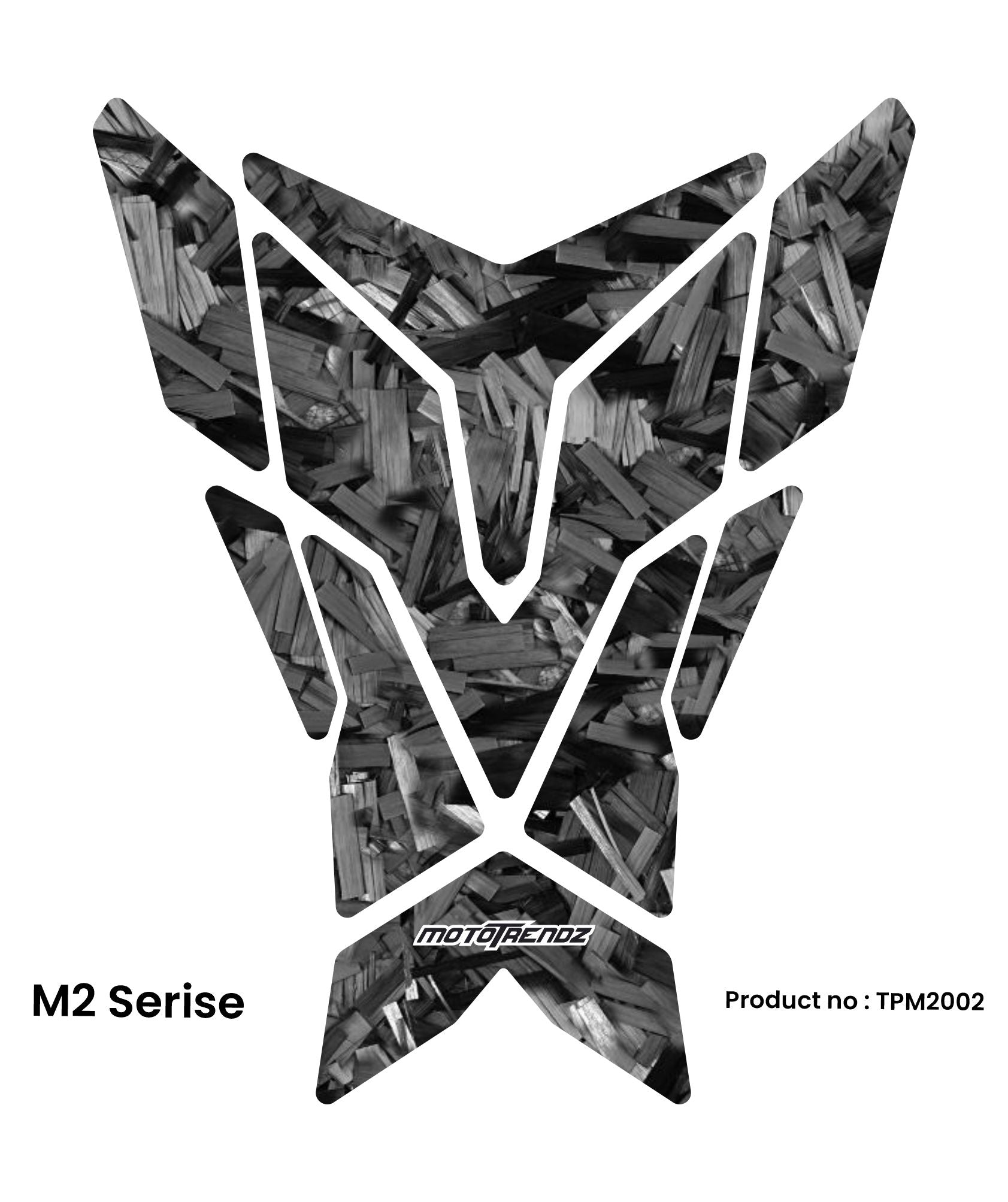 Tank Pads – M2 series Forged Carbon Fiber