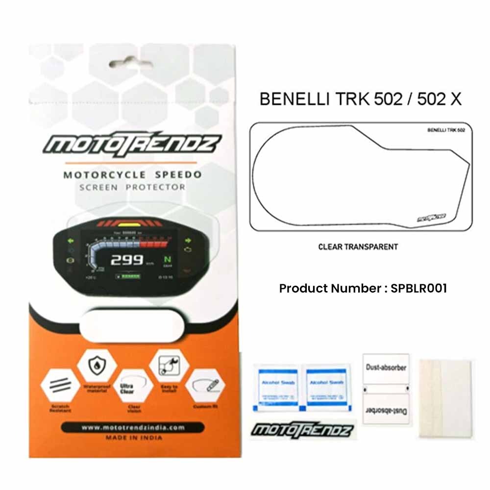 Motorcycle Speedo Screen Protector for Benelli TRK 502 / 502 X