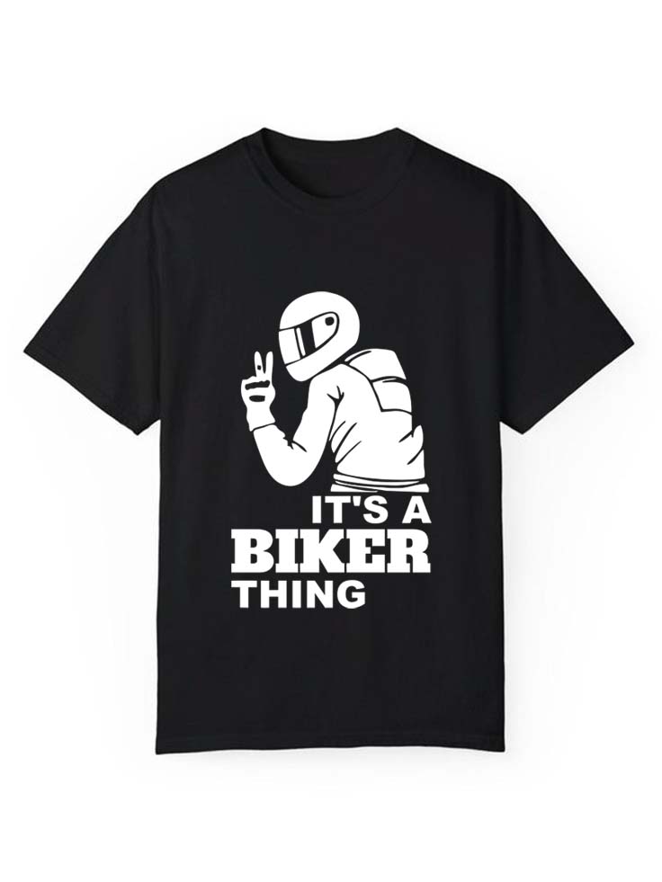 Biker Thing Biker T-shirt by Solio