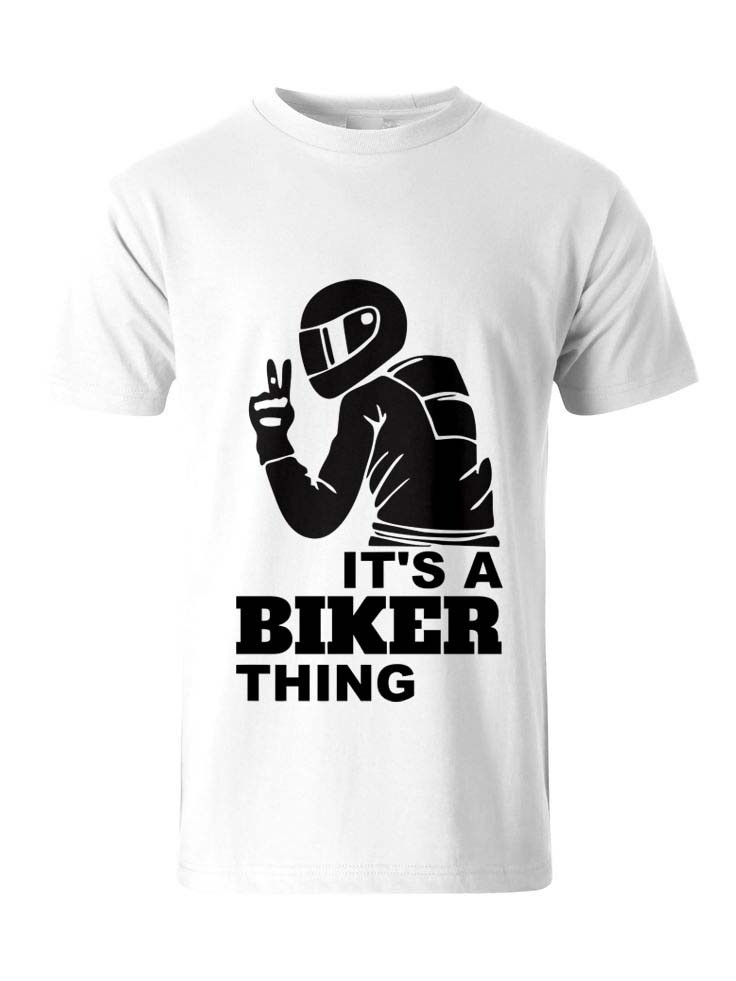 Biker Thing Biker T-shirt by Solio