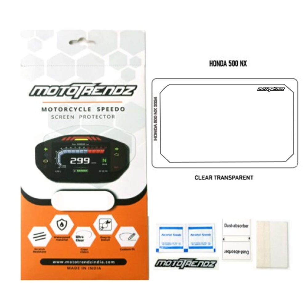 Motorcycle Speedo Screen Protector – HONDA 500 NX