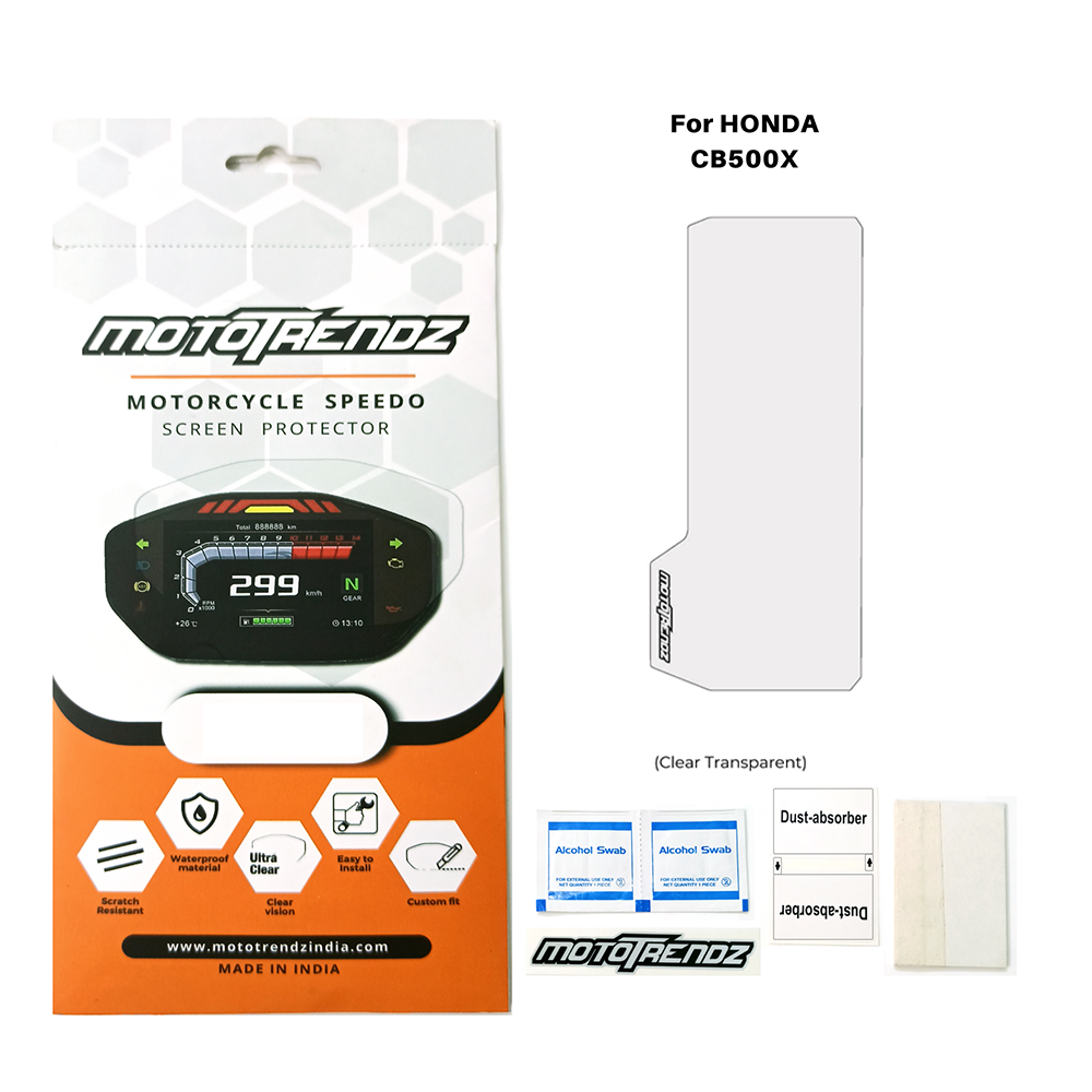 Motorcycle Speedo Screen Protector – Honda CB500X / CB 650R / CBR 650R (BS6)