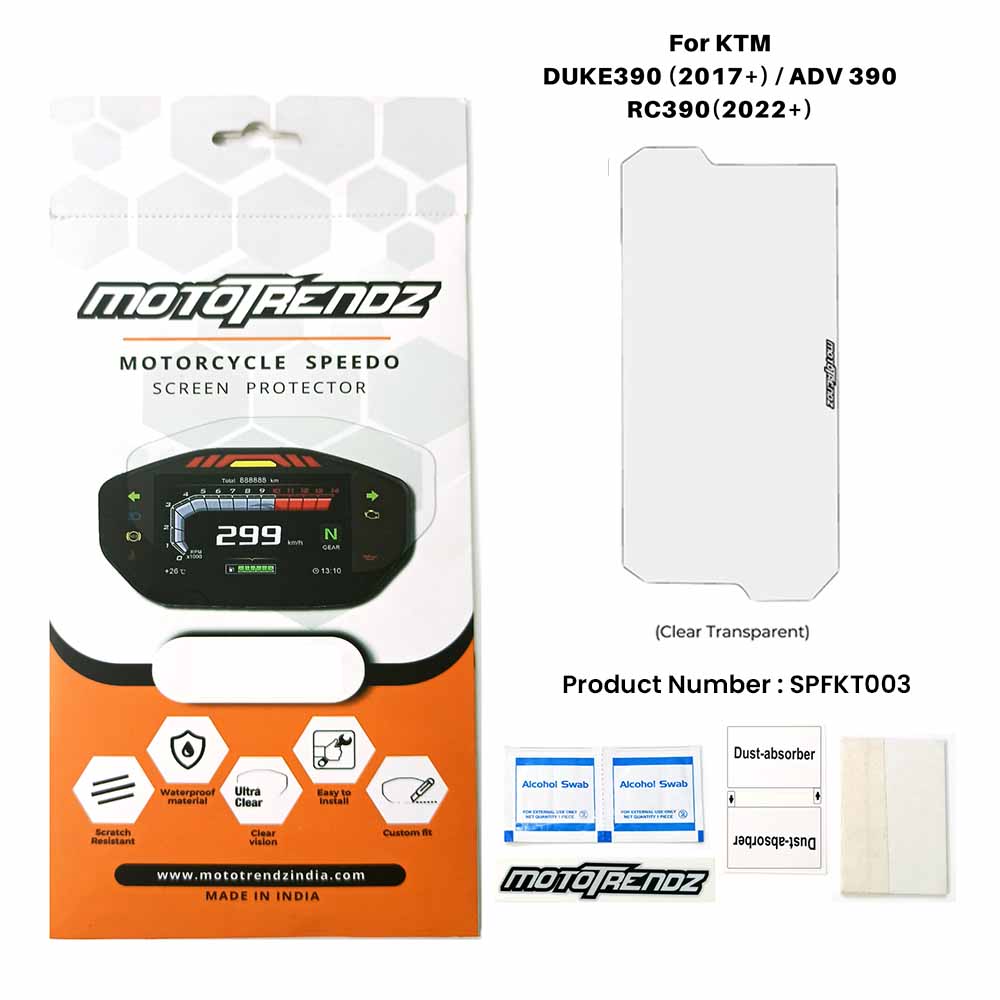 Motorcycle Speedo Screen Protector – KTM Duke390 / Adventure390
