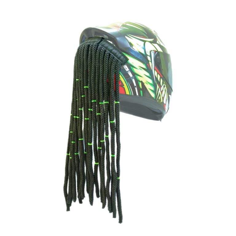 Predator Dreadlocks for Helmet | Helmet Hair Attachment