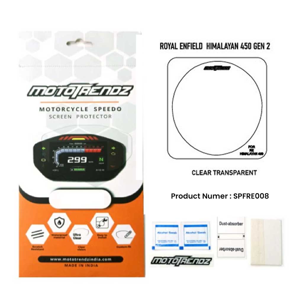 Motorcycle Speedo Screen Protector – Royal Enfield Himalayan 450 Gen 2 ( 2024 )