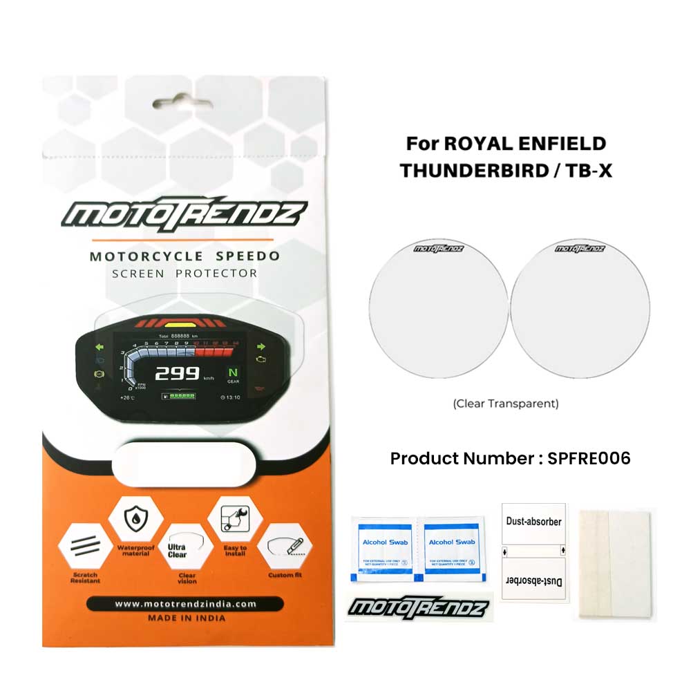 Motorcycle Speedo Screen Protector – Royal Enfield Thunderbird / TB-X