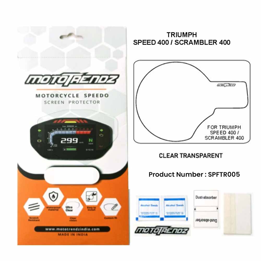 Motorcycle Speedo Screen Protector – TRIUMPH SPEED 400 / SCRAMBLER 400