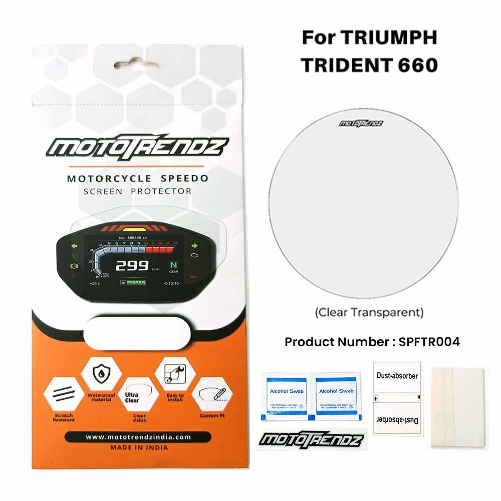 Motorcycle Speedo Screen Protector – Triumph Trident 660