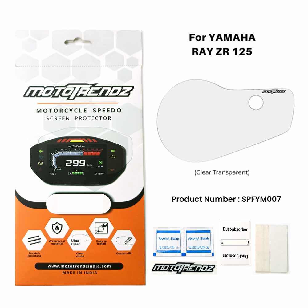 Motorcycle Speedo Screen Protector – Yamaha RayZR 125