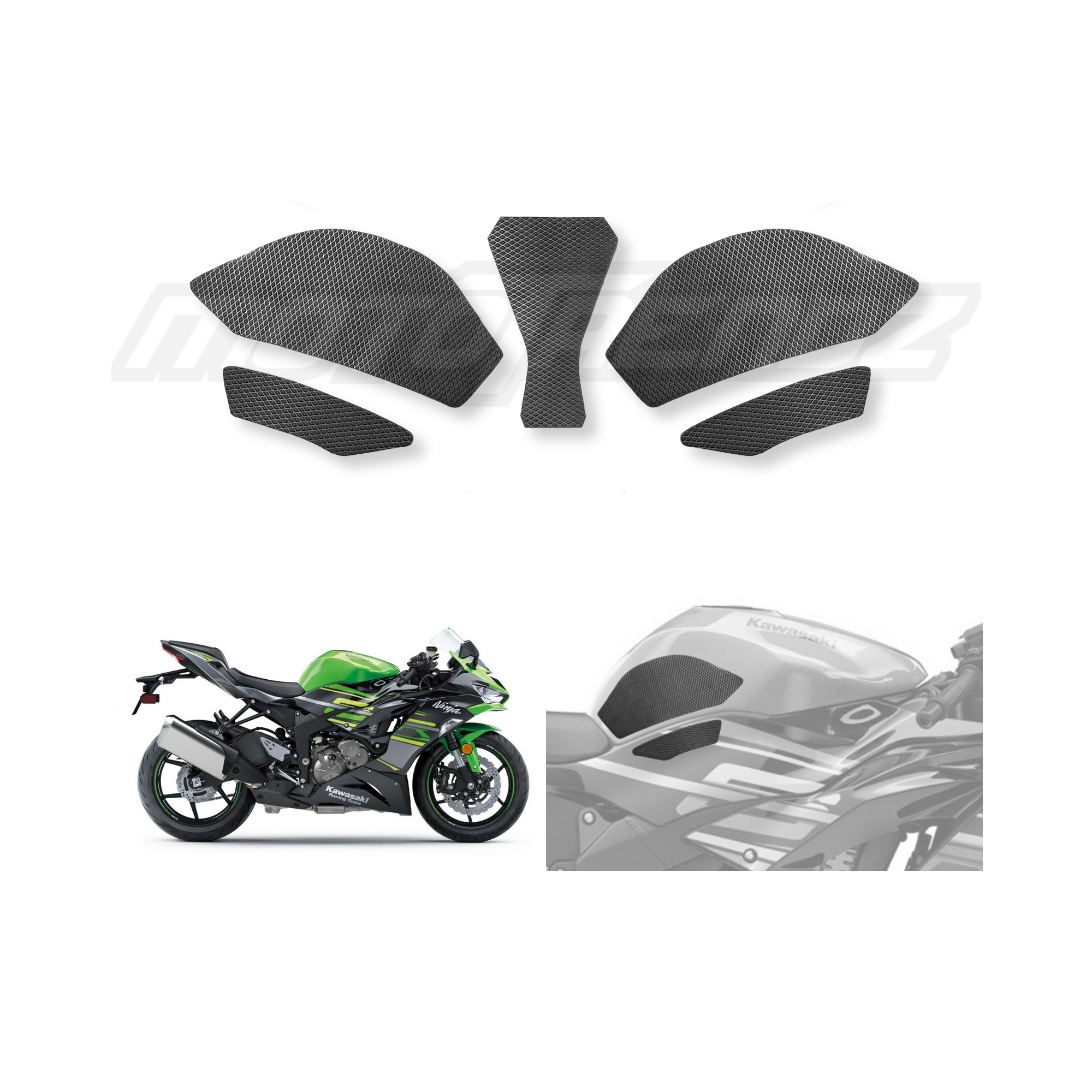 Traction Pads – Kawasaki Ninja ZX6r (2012-2024+)  ₹1,349.00 – ₹1,649.00
