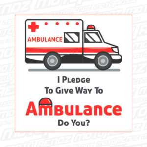 Give Way to Ambulance Sticker
