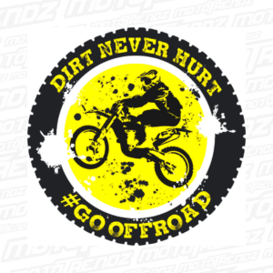 Go offroad - Dirt Never Hurt Sticker