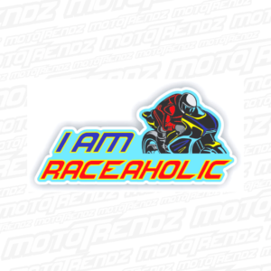 Raceaholic Sticker
