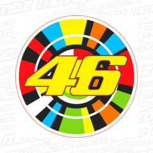 Rossi 46 Sun Round Sticker