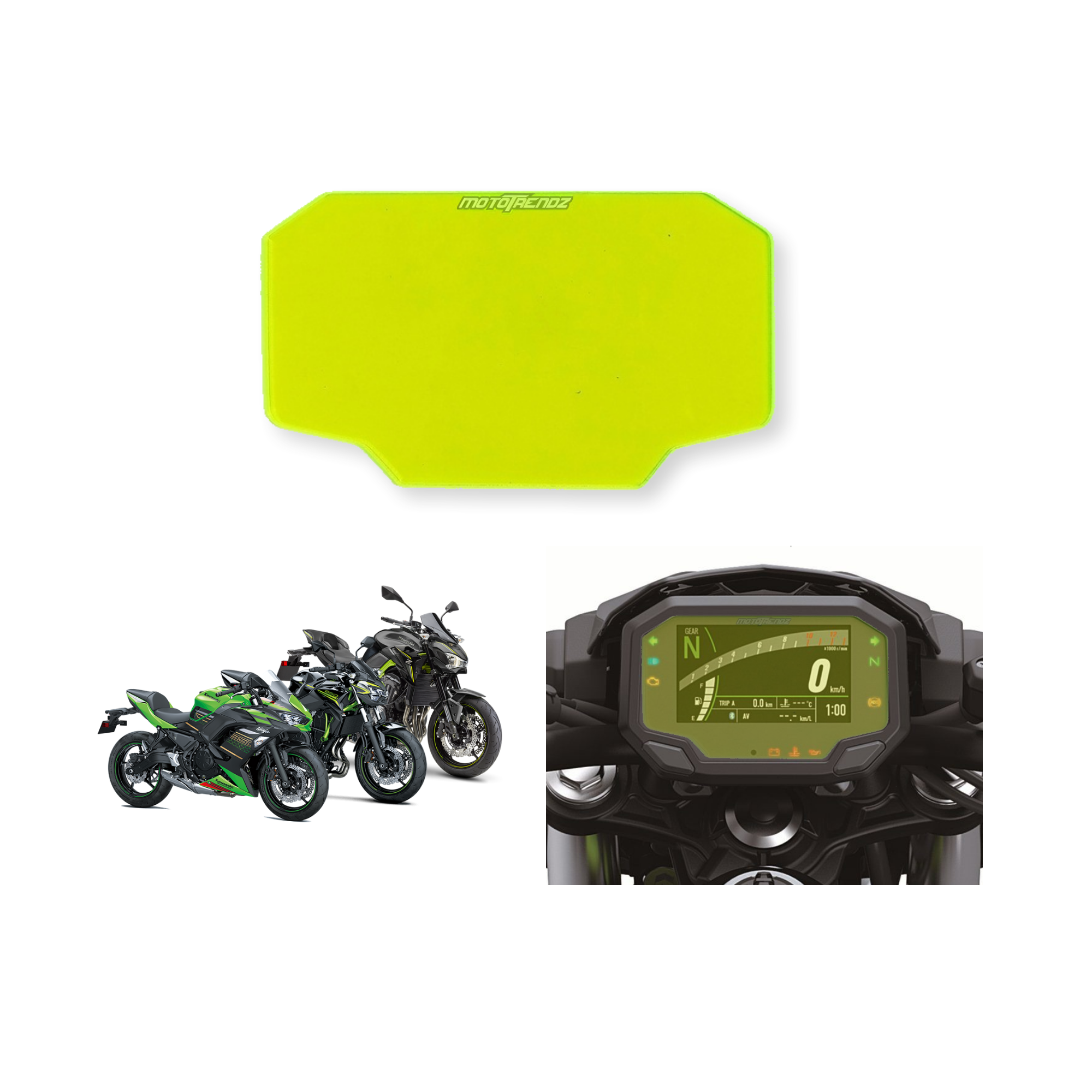 Acrylic Speedometer Protector – Kawasaki Ninja650 / Z650 / Z900 /  Ninja1000SX / ZH2SE – Mototrendz