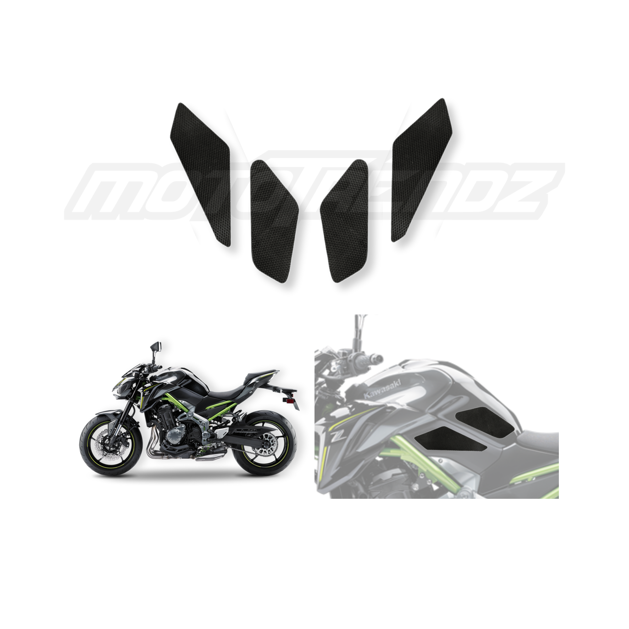 Traction Pads – Kawasaki Z900 – Mototrendz