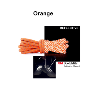 Reflective Shoe Laces - Orange