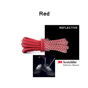 Reflective Shoe Laces - Red
