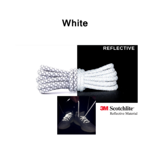 Reflective Shoe Laces - White