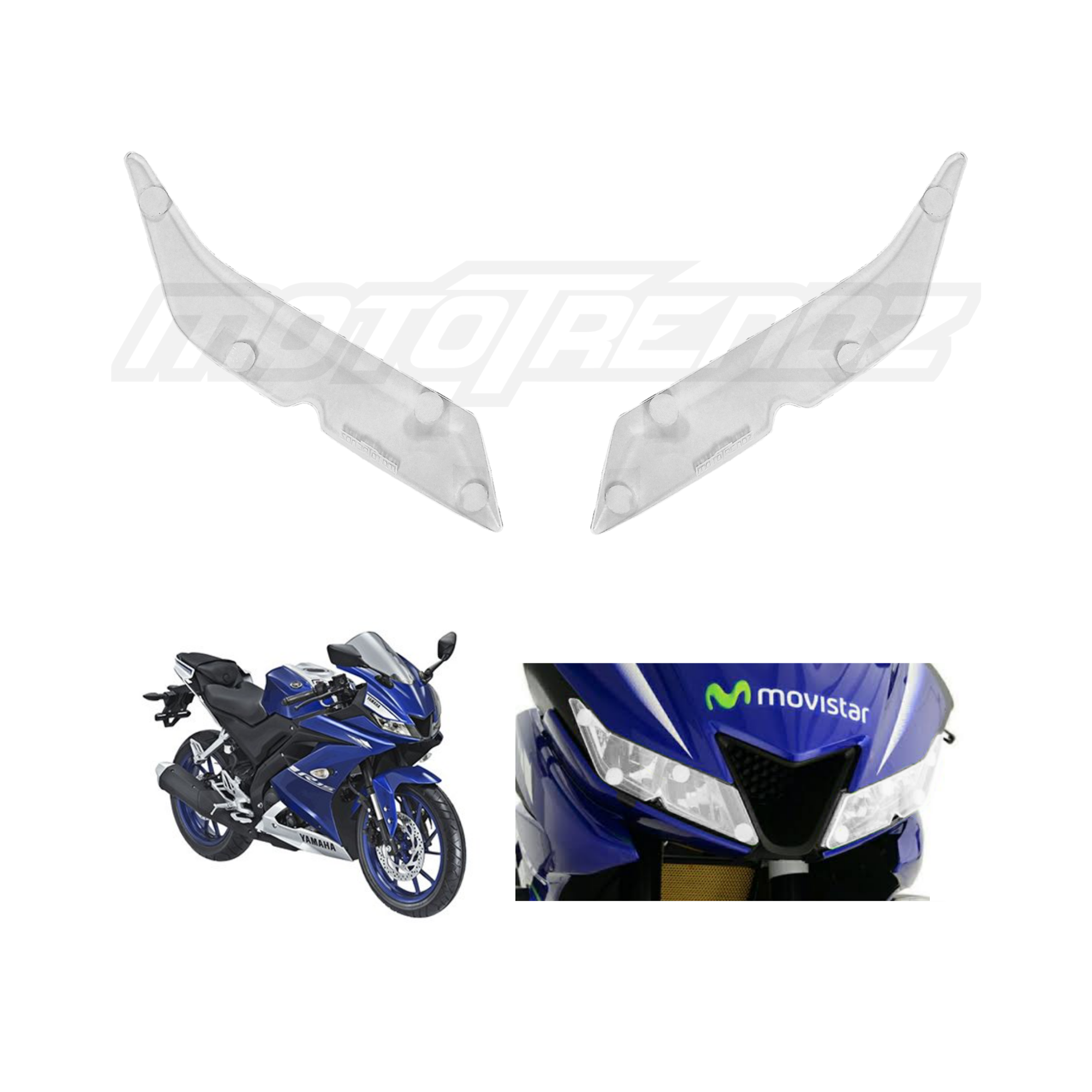 Yamaha r15 v3 on sale headlight price