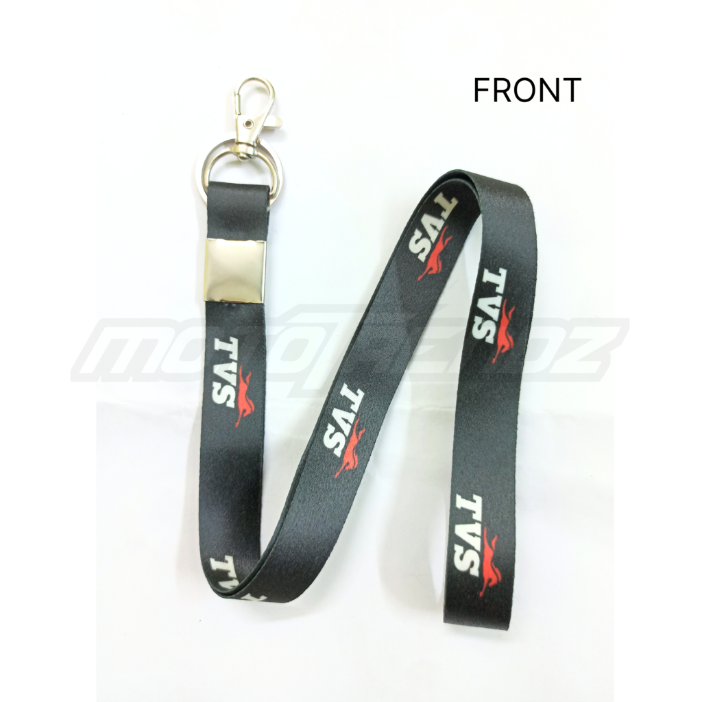 TVS (Black) Lanyard Keychain Keytag – Mototrendz